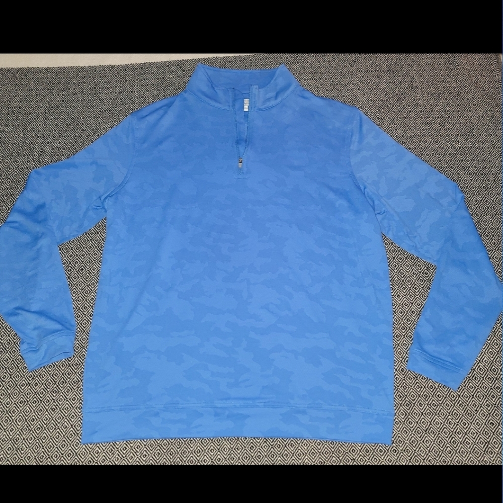 Peter Millar Blue Camouflage Men's Shirt